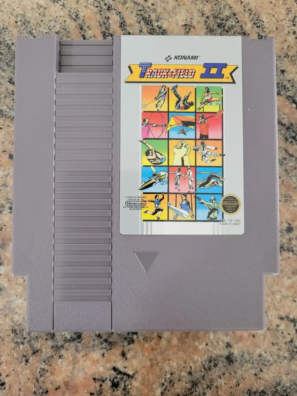 Nintendo Combo Pack: Track & Field and its sequel Track & Field II with Manuals.